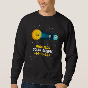 Astronomy Annular Solar Eclipse 14 10 23 Nevada Sweatshirt