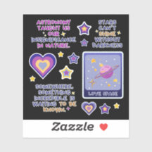 Astronomy blue purple and yellow 