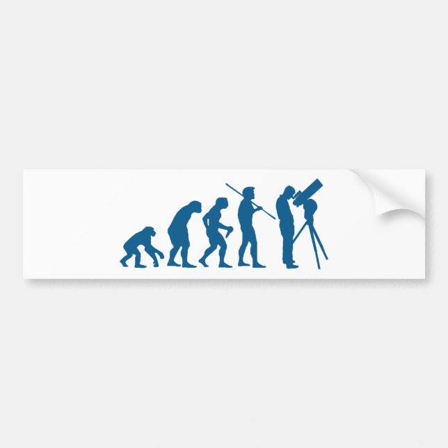Astronomy Evolution Bumper Sticker (Front)