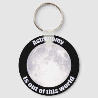 Astronomy Full Moon Key Ring