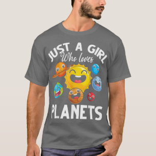 Astronomy Girls Astronomer Science Outer Space Cut T-Shirt