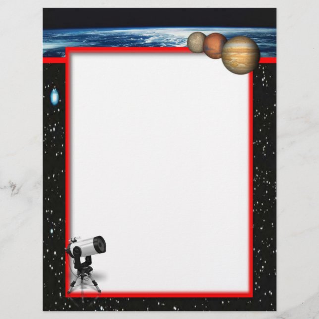 Astronomy Letterhead (Front)