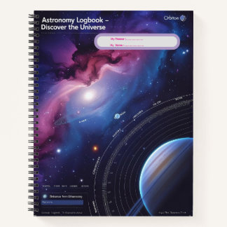 Astronomy Logbook – Discover the Universe Notebook