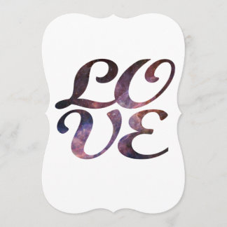 Astronomy Love Wedding Invitation