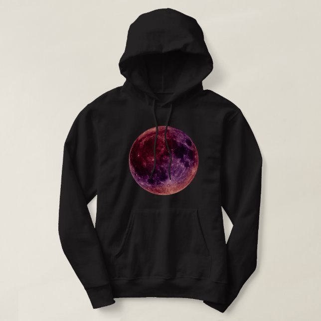 Astronomy Lover Moon Astronomical Objects Astronom Hoodie (Design Front)
