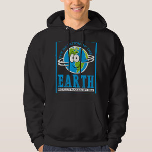 Astronomy Lover Rotation Of Earth Makes My Day fun Hoodie
