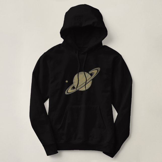 Astronomy Lover Saturn Planet Saturn Solar System  Hoodie (Design Front)