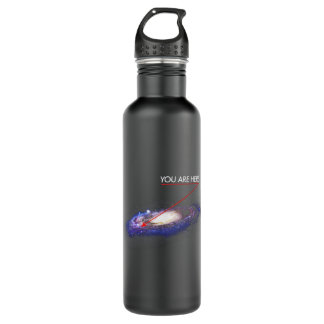 Astronomy Lover YOU ARE HERE milky way galaxy funn 710 Ml Water Bottle