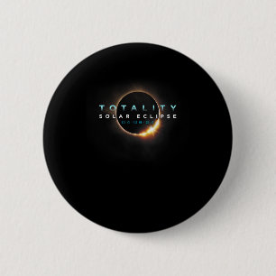 Astronomy Lovers! Total Solar Eclipse 2024 Totalit 6 Cm Round Badge