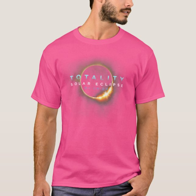 Astronomy Lovers Total Solar Eclipse 2024 Totality T-Shirt (Front)