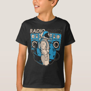 Astronomy Music Lover Universe Radio Space Stars T-Shirt
