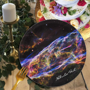 Astronomy & Nebula Veil, Hubble / Galaxy Paper Plate