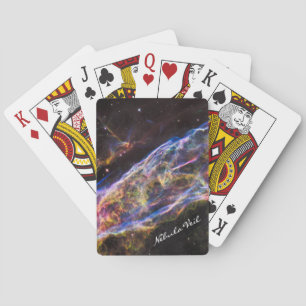 Astronomy & Nebula Veil, Hubble / Galaxy Playing Cards