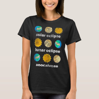 Astronomy science solar eclipse lunar eclipseAstro T-Shirt