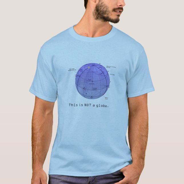 Astronomy Series - This is NOT a globe. T-Shirt (Front)