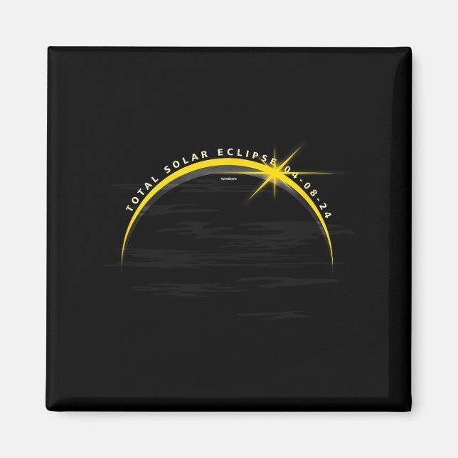 Astronomy solar eclipse april 2024 moon watch Astr Magnet (Front)