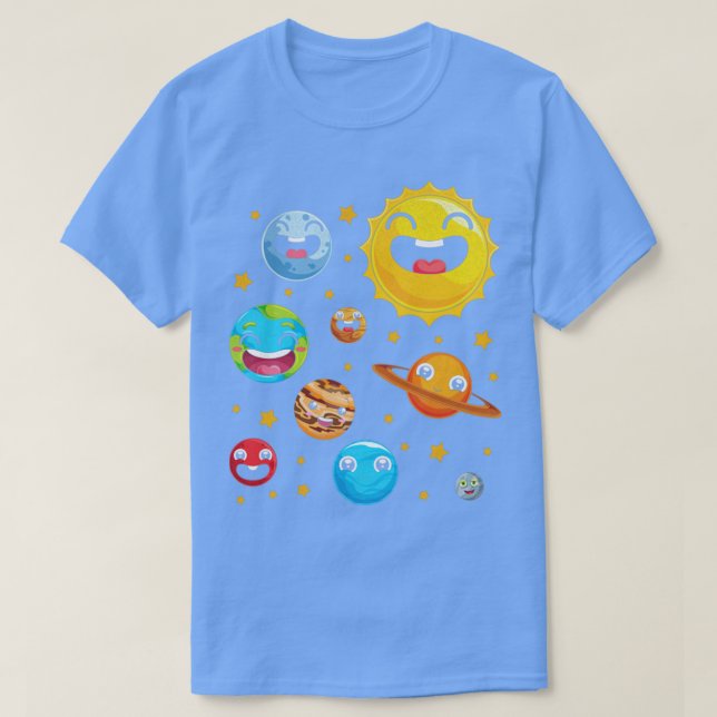 Astronomy Solar System Astronaut Space Science Cut T-Shirt (Design Front)