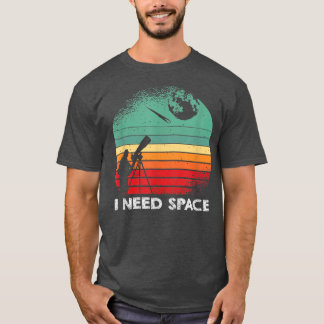 Astronomy Space Astronaut Scientist Retro Funny  T-Shirt