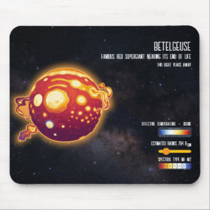 Astronomy Star Betelgeuse Space Science Design Mouse Pad