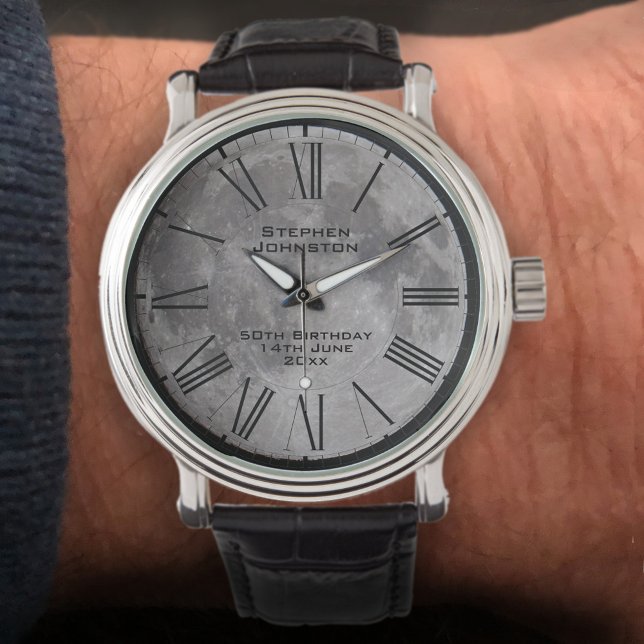 Astronomy Theme Full Moon to Personalize Watch (Creator Uploaded)