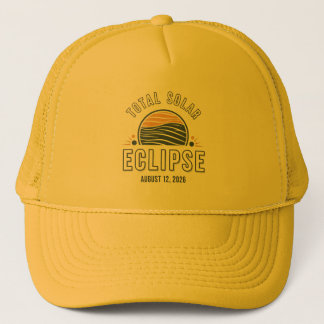 Astronomy Total Solar Eclipse 2026 Totality August Trucker Hat