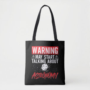 Astronomy Warning May Start Stars Universe Space Tote Bag