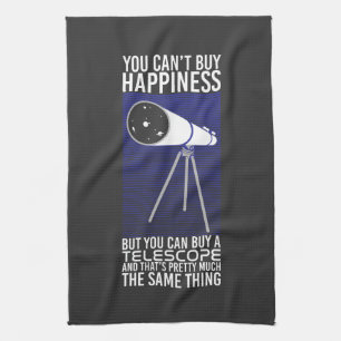 Astronomy - You Can't Buy Happiness Tea Towel