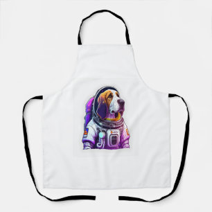 Astronout Dog Mascot  Apron