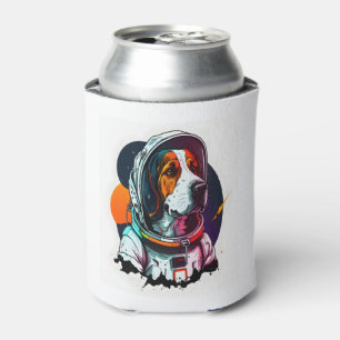 Astronout Dog Mascot  Can Cooler