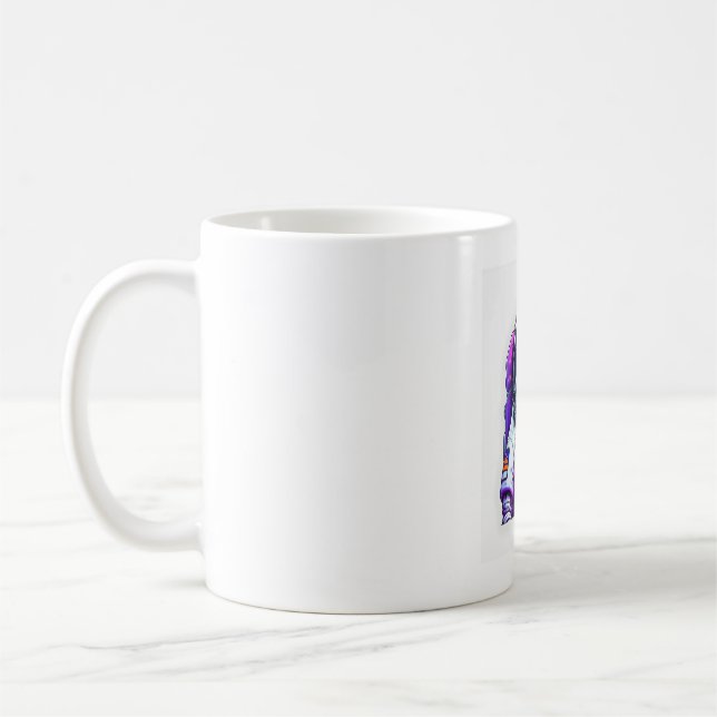 Astronout Dog Mascot  Coffee Mug (Left)