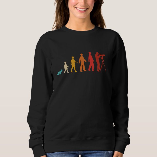 Astrophotography Evolution Astro Planet Plantes Fa Sweatshirt (Front)