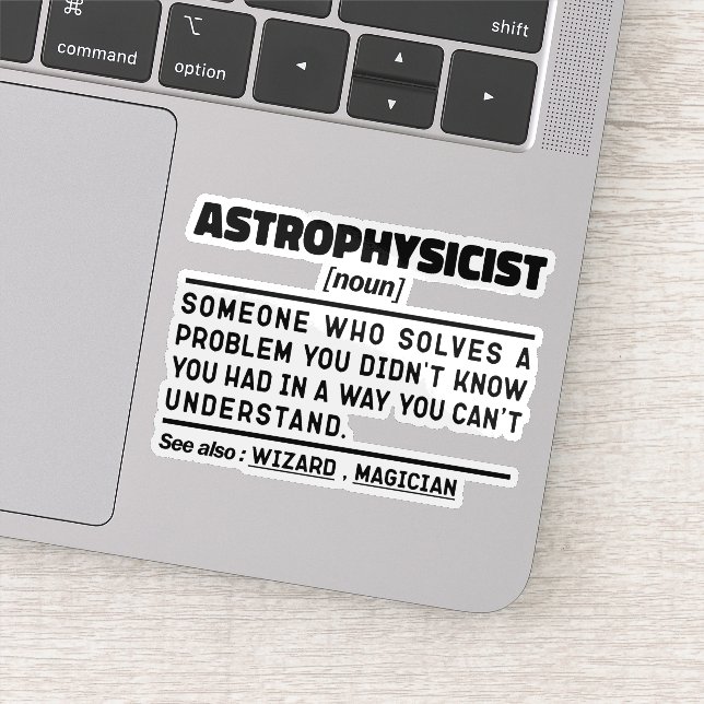 Astrophysicist Noun Definition Science Lover Cool (Detail)