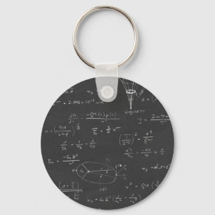 Astrophysics diagrams and formulas key ring