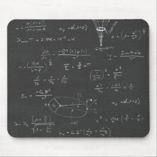 Astrophysics diagrams and formulas mouse pad