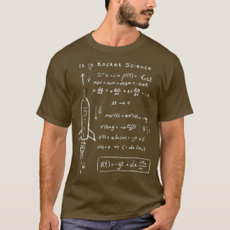 Astrophysics Rocket Aerospace Science Art T-Shirt