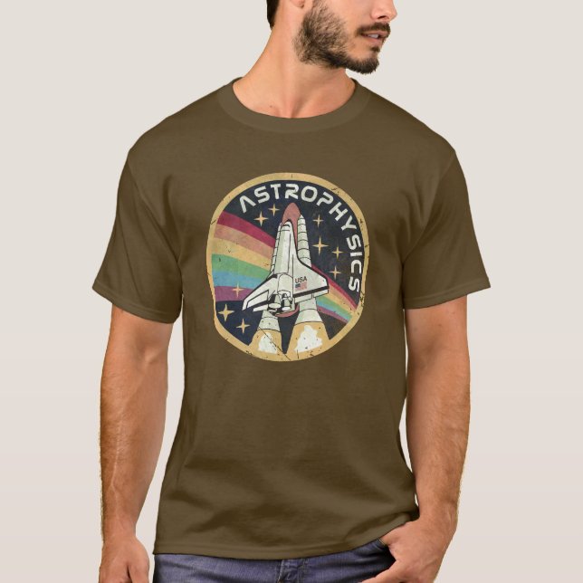 Astrophysics Vintage Emblem V02 T-Shirt (Front)