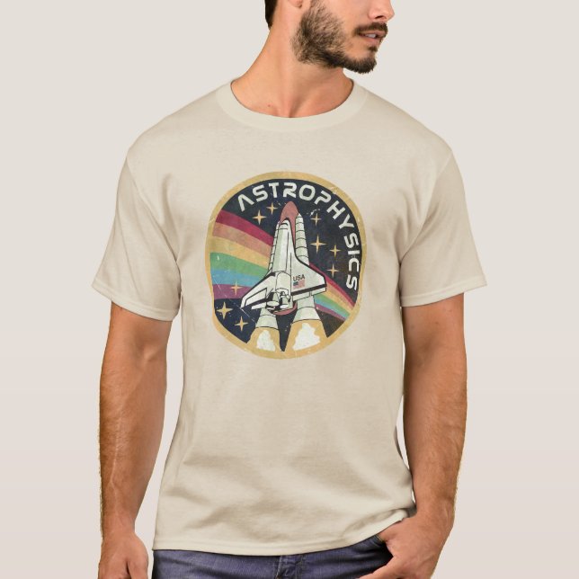 Astrophysics Vintage Emblem V02 T-Shirt (Front)