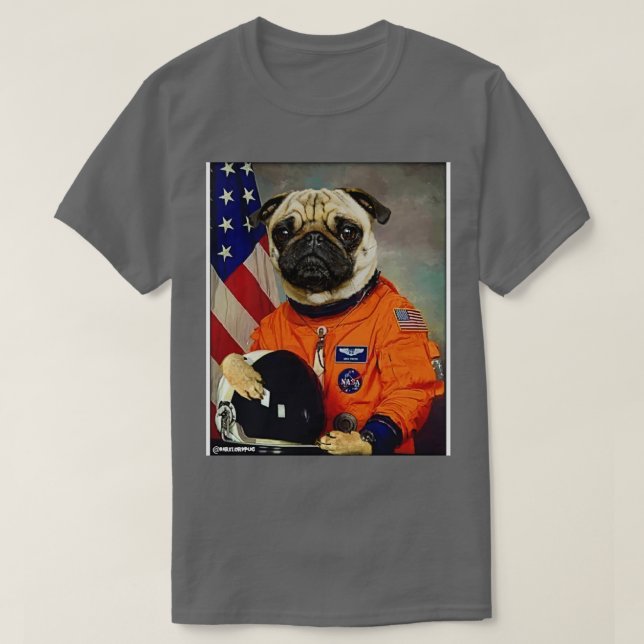 Astropug T-Shirt (Design Front)
