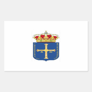 Asturias Coat of Arms (Spain) Rectangular Sticker