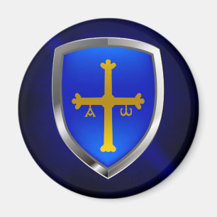 Asturias Metallic Emblem Magnet