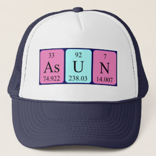 Asun periodic table name hat