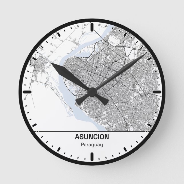 Asuncion Clock City Line Art (Front)