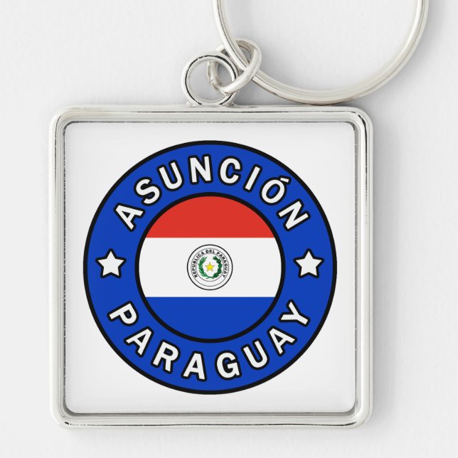 Asunción Paraguay Key Ring (Front)