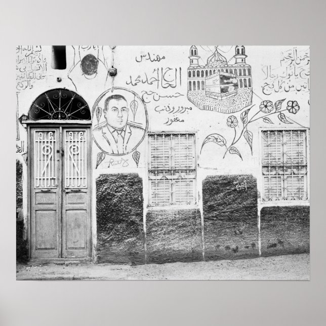 Aswan Egypt, Decorated House Poster (Front)