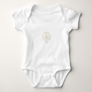 Aswan Sailboat Minimalist T-Shirt – TotaArt Luxury Baby Bodysuit