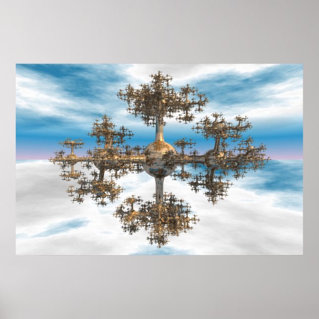 Asymetricall Fractal Poster (Front)