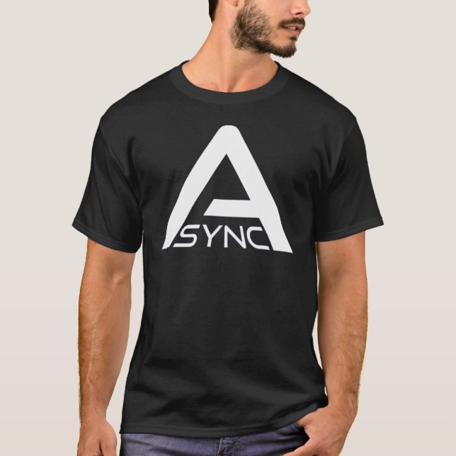 ASYNC - Backrooms Pixels Research T-Shirt (Front)