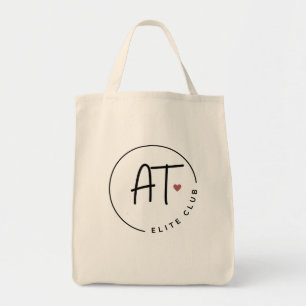 AT <3 Elite Club Grocery Tote Bag