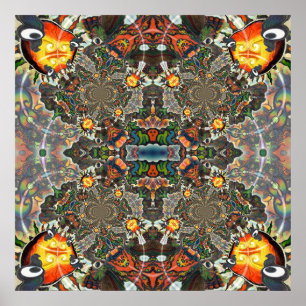 At Adj Mandala Organica Huge Design Print