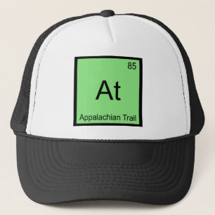At - Appalachian Trail Chemistry Element Symbol T Trucker Hat